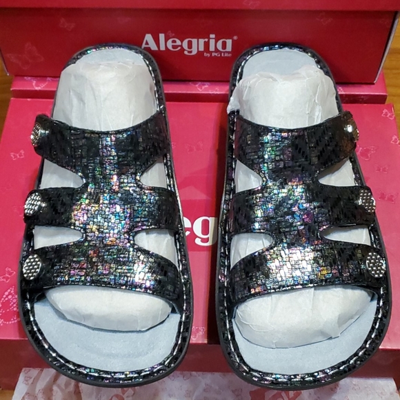 💥 New Alegria Dinah stone dazzle comfort sandals - Picture 4 of 7